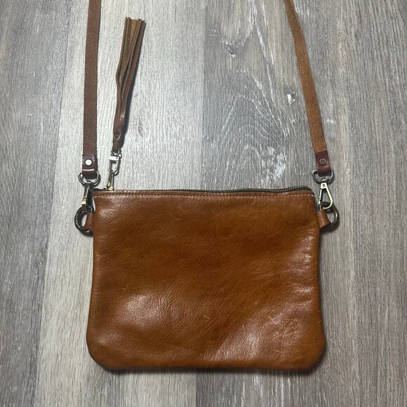 Brown Leather Crossbody Bag - Picture 5 of 8